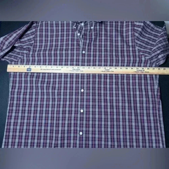 Eddie Bauer Plaid Flannel Button Down Shirt Men Classic Fit Long Sleeve T2XL - Picture 14 of 16